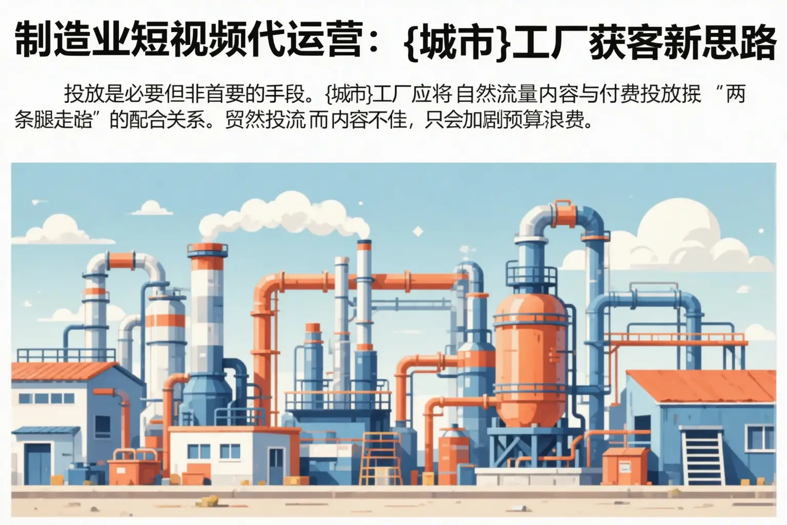 制造业短视频代运营:宜昌工厂获客新思路