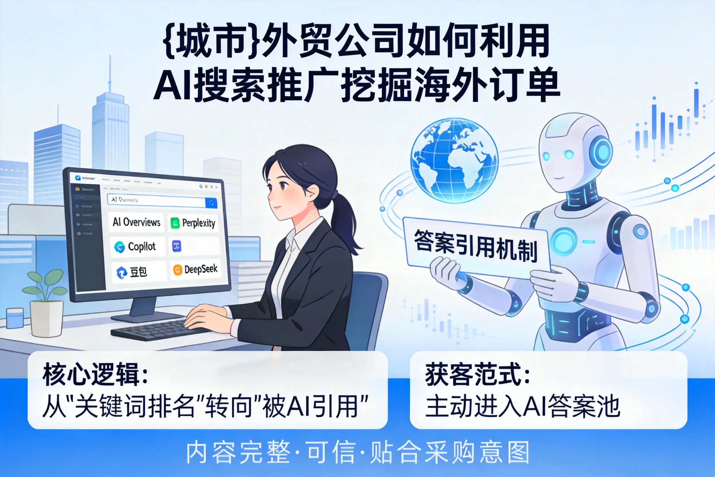 宜昌外贸公司如何利用AI搜索推广挖掘海外订单