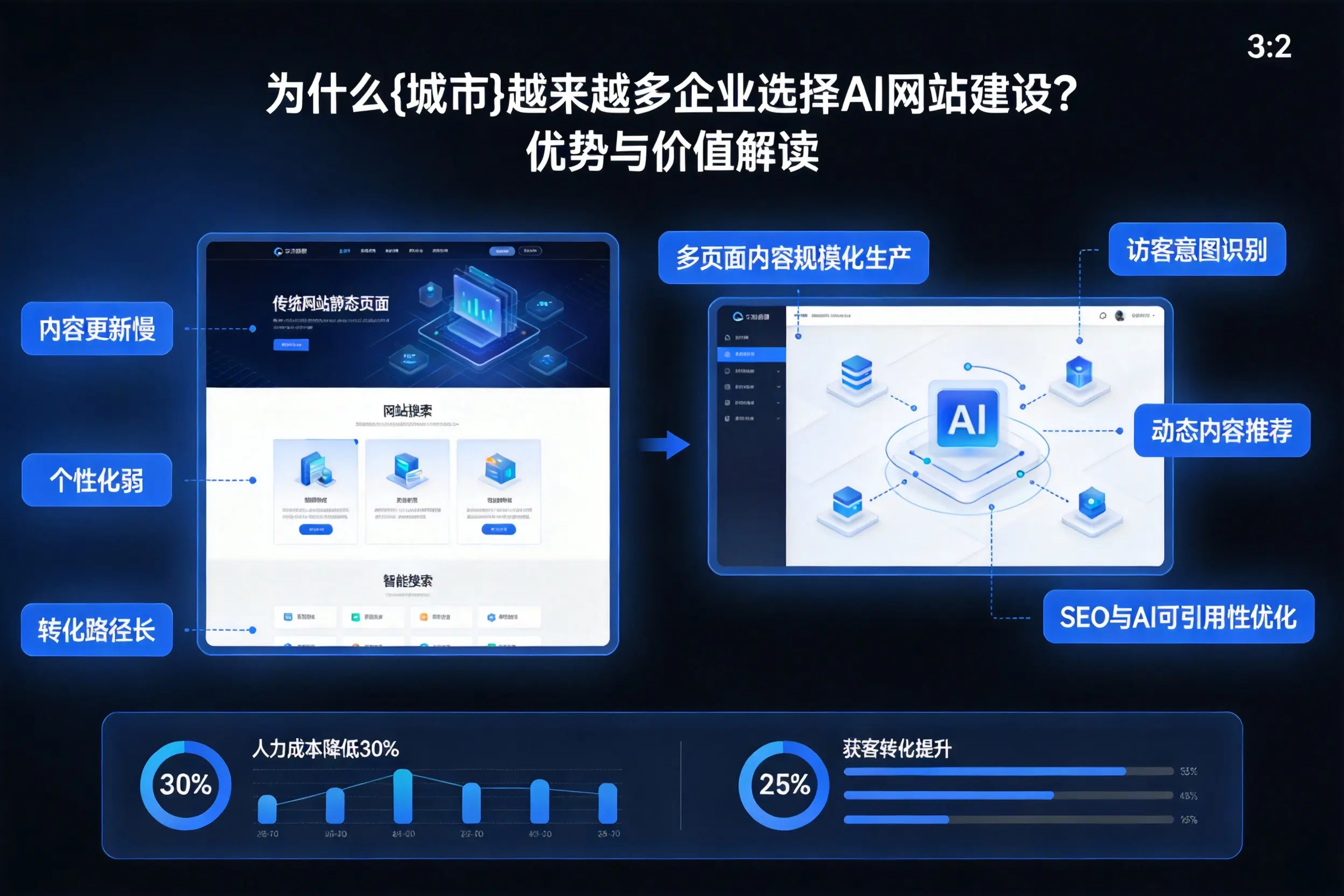 为什么宜昌越来越多企业选择AI网站建设？优势与价值解读